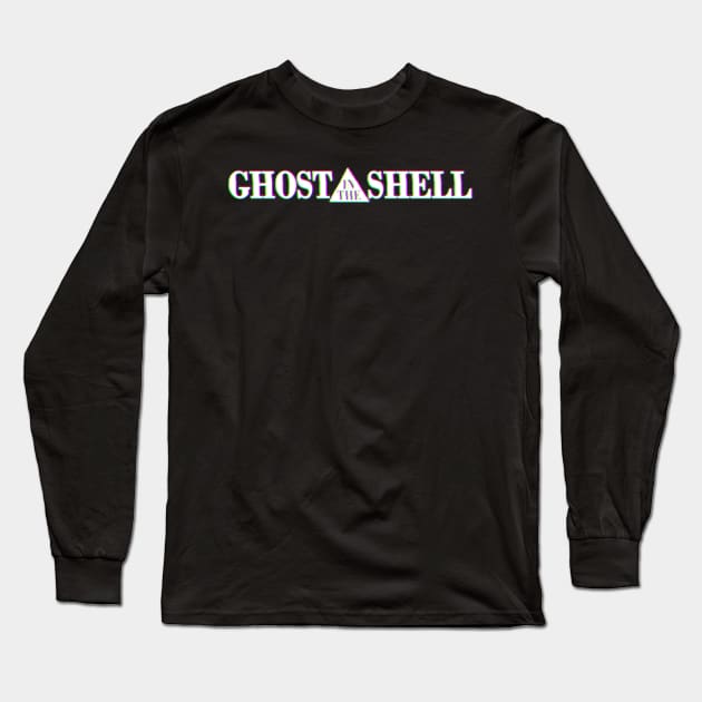 Glitch In The Shell Long Sleeve T-Shirt by prometheus31